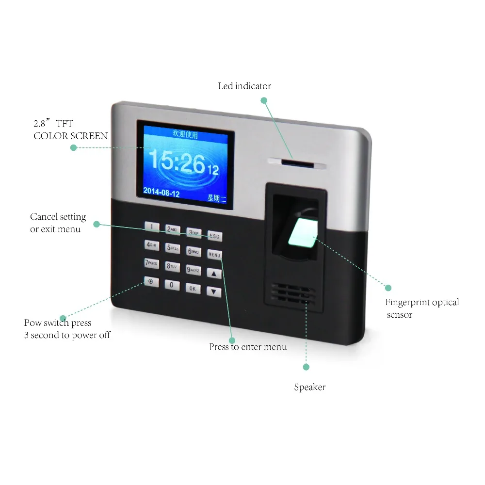 Fingerprint Attendance Machine time recorder