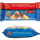pet cleaning tissue set with eye wipe ear wipe teeth wipe and body wipe