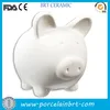 bisque ceramics piggy bank with your own design for gift,souvenir