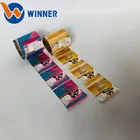 Private customize shrink sleeve round label shampoo bottle