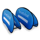 Vertical Bean Shape Portable Pop Up Banner A Frame with carry bag