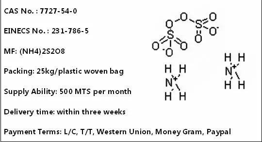 Ammonium Persulfate aps nh4 2s2o8 98 5 min Buy Ammonium 