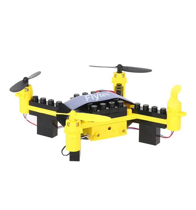 13. T11_Yellow_DIY_Building_Blocks_RC_Drone