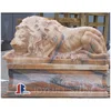 Marble sleeping lion statue sculpture marble lion
