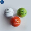 Two pieces practice white custom golf ball with LOGO print