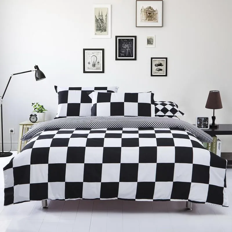 Adult bedding set Brief style stripe duvet cover set bed linen bedclothes 3or 4pcs/set bed cotton set quilt cover bedspread.