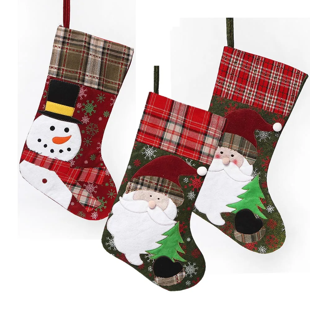 ornament christmas stockings santa claus socks decoration 2018