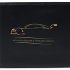 Wallet PU Leather Anto Car Truck Motorcycle Registration And Insurance Document Holder Wallet