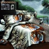 Wholesale Price Confortable 4Pcs Bed Sheet Full Size 3D Animal Prints 100% Polyester Bedding Set