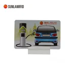 Free Sample Rewritable Contactless Smart Rfid Pvc 860-960MHZ ALN-9654 H3 Chip UHF Card for Car Parking System