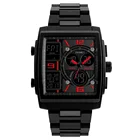 custom digital retro mens watch analog square skmei 1274 watches gold supplier