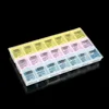 Transparent Color Empty Plastic Box Pill Tablet Medicine Organizer Weekly 7 Days 3-row Tray Storage Case 21 Compartment