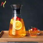 1500ML Waterpot Teapot Kettle Glass Jug Coffee Pot Juice Container Large Capacity Cold Water