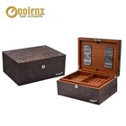 High Glossy humidifier Walnut wooden cigar humidor box