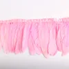 High quality fashion white goose feather trim 15-20 cm feather skirt
