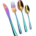 New Design colored Stainless Steel Cutlery Set Knife And Fork Spoon Set