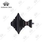 Aluminum Alloy Fancy Curtain Rod End Covers Curtain Rod Accessories