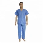 Fluid Resistance Hospital Surgical Scrubs , Medical Scrub Suits With Pocket