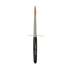 Hot selling amazon metal handle round tip watercolor pen brush kolinsky sable artist oil acrylic mini travel paint brush