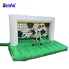 S380 BenAo Inflatable Soccer Kick Challenge Game/Inflatable soccrt goal with bed for sport game
