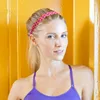 Multi Color knitted Running Yoga Headband with Non-Slip Silicon Lining