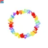10 Pieces Luau Flower Lei Hair Clip with Multicolor Design for Theme Party Event Decorations