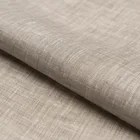 Luthai textile NOS 100% linen plain grey yarn dyed fabric for shirts in linen fabric
