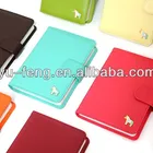 Promotional recycled paper stationery travel notepad leather diary book