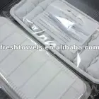 hot towels for airline/airline hand towel with plastic tongs