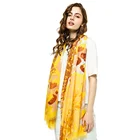 Fashion New Style Women Winter Pashmina Scarf Plain Dyed Ladies Floral Print Shawl Wholesale Crinkle Hijab