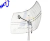 Outdoor Wifi Wimax 3g 2.4G 2400-2500mhz 30db Aluminum alloy Grid Parabolic antenna