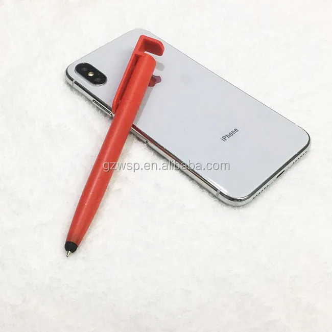 multifunction promotion plastic pen stylus pen with phone holder