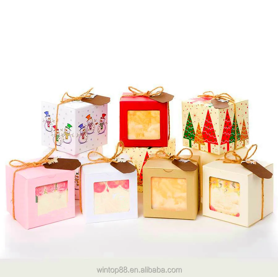 personalized fancy color boxes for christmas gifts packaging