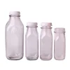 240ml 350ml 400ml 900ml empty milk glass bottle with white plastic cap