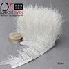 Wholesale Feather Decorations Fringe Free Sample Customized OEM Ostrich Feather Trim