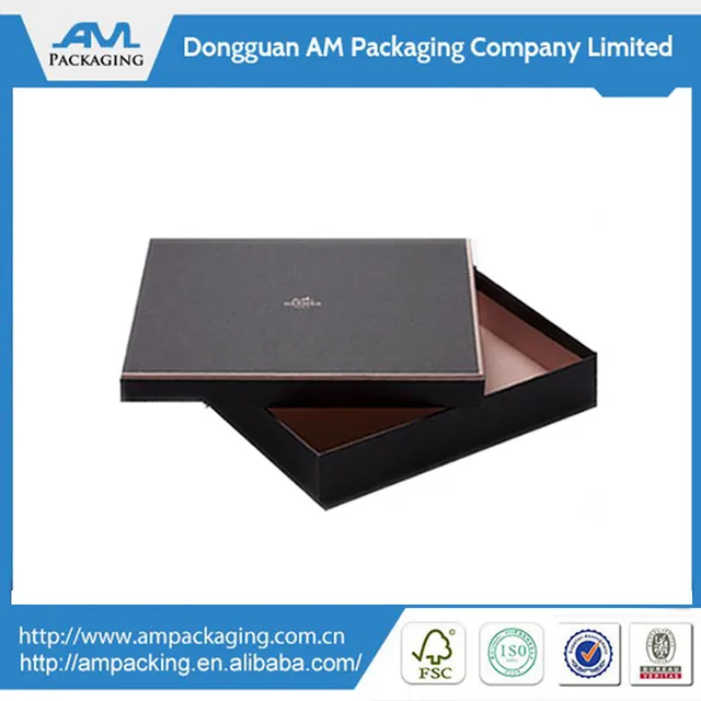 custom cardboard packing dongguan gift box black shoe package