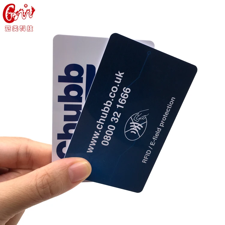 56mhz secure e-shield credit card protector rfid blocking card