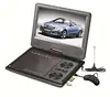 9.5" Portable DVD Player with Swivel Screen Built-in Rechargeable Battery SD Card and USB Supported Direct Play in MP4/AVI/RMVB