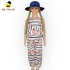 2LLY-291-2Lovely Girls baby girl adult clothes romper organic baby wears romper set
