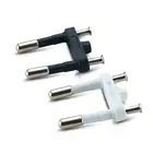 2 pin european plug insert(YS-016 4.0MM 2.5A terminal plug) for extension lead