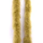 wholesale factory price brushy chandelle boas Dyed fluffy turkey feather boa