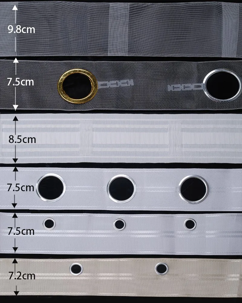 Curtain Pleating Tapes,wave Tape for Curtain Curtain Accessories Window Shade ZT-0022 Russian Polyester 7.5cm All-season Support