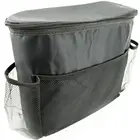 Eco-Friendly 600D polyester large capacity lunch cooler bag with drink holder