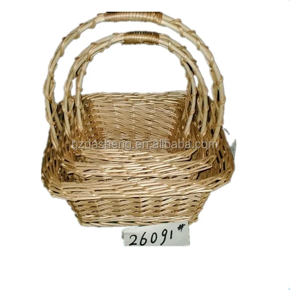 shopping rectangular basket set for christmas gift set packing