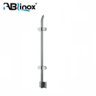 ABLinox Stainless steel indoor/outdoor pipe railing for balcony and stairs crystal stair railing