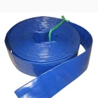 Blue Color Flexible PVC Agriculture Irrigation LayFlat Discharge Hose for water supply