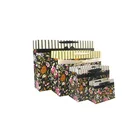 Recyclable dark purple kraft paper gift bag from yiwu futian market