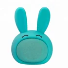 工場出荷時の価格プロモーションギフトオーディオペット動物ミニワイヤレス bluetooth スピーカーウサギのデザイン