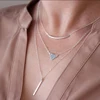 Quality Assured Custom Women Pendant Gold Sliver Chain Choker Bar Chunky Statement Bib Necklace Jewelry