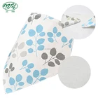 100% Organic Cotton Soft Absorbent Hypoallergenic Baby Bandana Bib Drooling and Teething